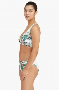 Tango White Tango Cross Front Multifit Bra Top Tops