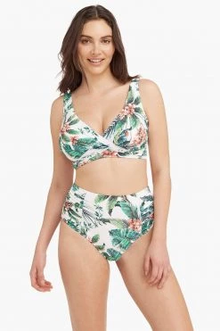 Tango White Tops Tango G Cup Cross Front Bra Top